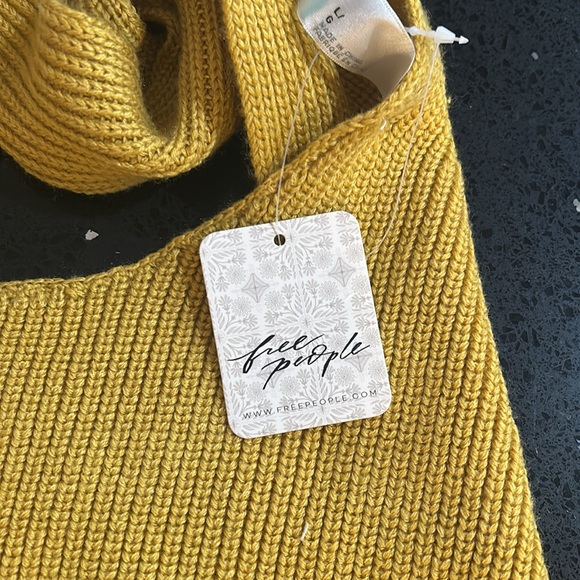 NWT Free people tie up sweater top - Picture 7 of 8